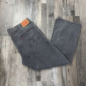 Levi's Men's Size 42x30 Grey 517 Bootcut Denim Jeans